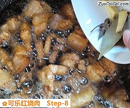 可乐红烧肉做法第八步骤