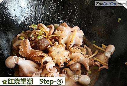 红烧望潮做法第六步骤