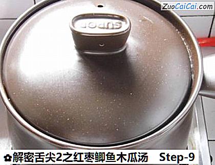 解密舌尖2之红枣鲫鱼木瓜汤做法第九步骤