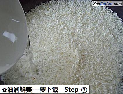 -萝卜饭做法第三步骤