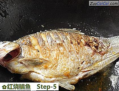 红烧鳊鱼做法第五步骤