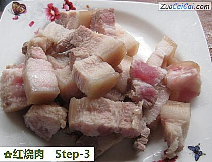 红烧肉做法第三步骤