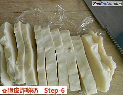 脆皮炸鲜奶做法第六步骤