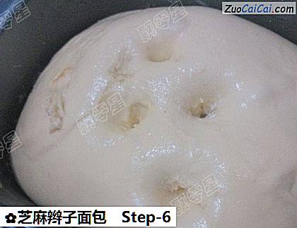 芝麻辫子面包做法第六步骤