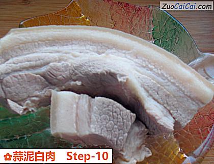 蒜泥白肉做法第十步骤