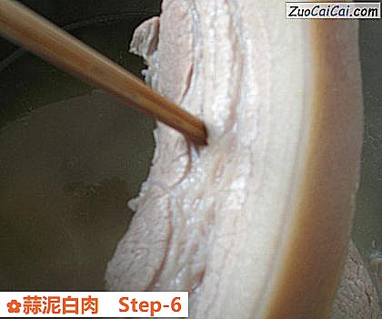 蒜泥白肉做法第六步骤