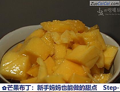 芒果布丁:新手妈妈也能做的甜点做法第一步骤