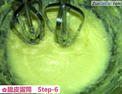 脆皮蛋筒做法第六步骤