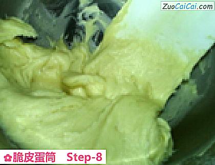 脆皮蛋筒做法第八步骤