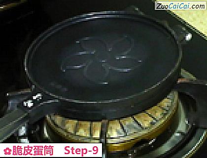 脆皮蛋筒做法第九步骤