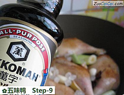 五味鸭做法第九步骤