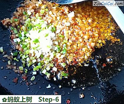蚂蚁上树做法第六步骤