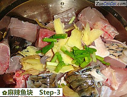 麻辣鱼块做法第三步骤