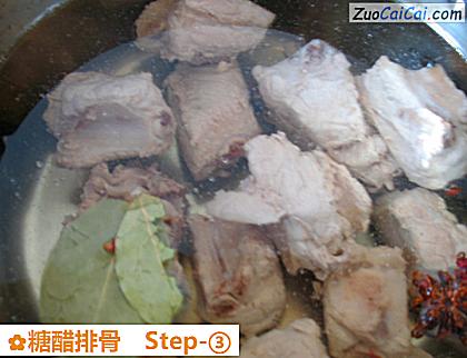 糖醋排骨做法第三步骤