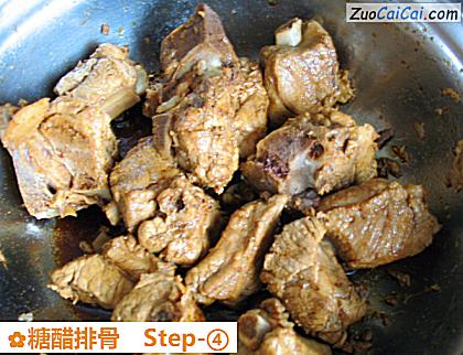 糖醋排骨做法第四步骤