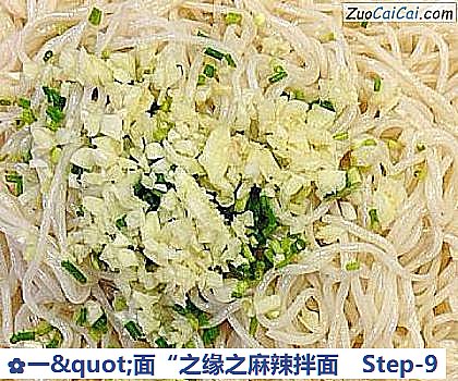 一＇面“之缘之麻辣拌面做法第九步骤