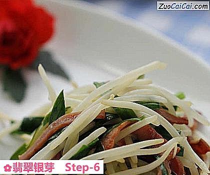 翡翠银芽做法第六步骤