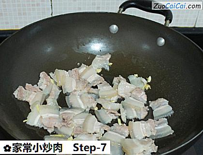 家常小炒肉做法第七步骤