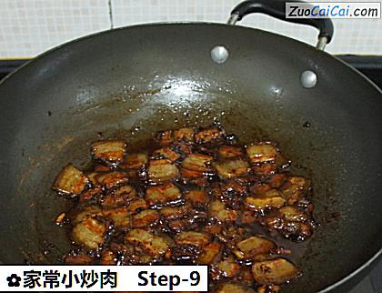 家常小炒肉做法第九步骤