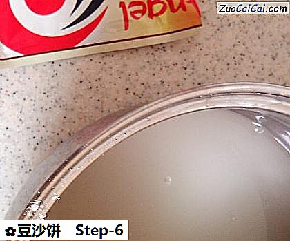 豆沙饼做法第六步骤