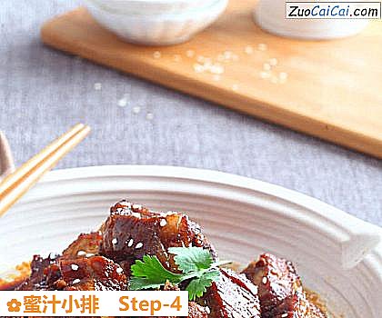 蜜汁小排做法第四步骤