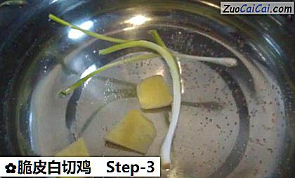 脆皮白切鸡做法第三步骤