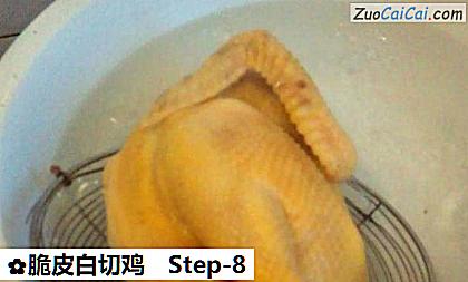 脆皮白切鸡做法第八步骤