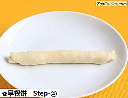 早餐饼做法第四步骤