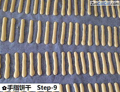 手指饼干做法第九步骤