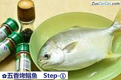五香烤鲳鱼做法第一步骤