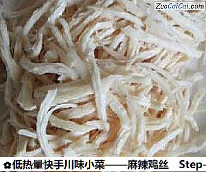 麻辣鸡丝做法第四步骤