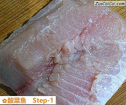 酸菜鱼做法第一步骤
