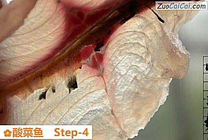 酸菜鱼做法第四步骤