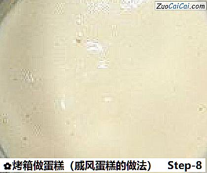 烤箱做蛋糕做法第八步骤