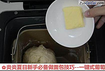 炎炎夏日新手必备做面包技巧做法第三步骤