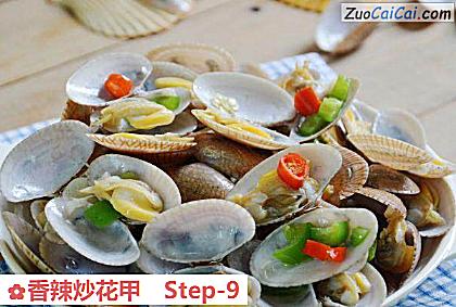 香辣炒花甲做法第九步骤