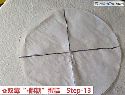 双莓“·翻糖”蛋糕做法第十三步骤