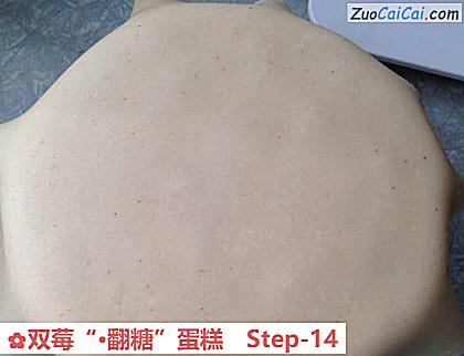 双莓“·翻糖”蛋糕做法第十四步骤