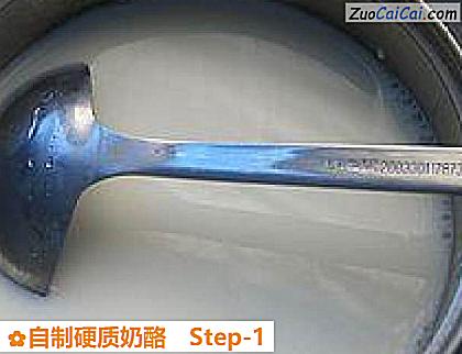 自制硬质奶酪做法第一步骤