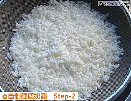 自制硬质奶酪做法第二步骤