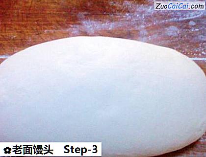 老面馒头做法第三步骤