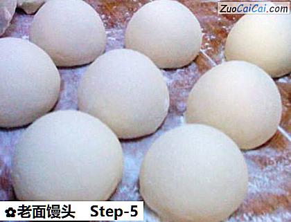 老面馒头做法第五步骤