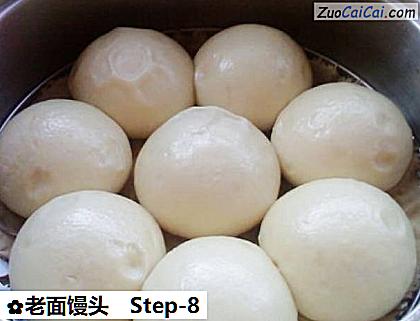 老面馒头做法第八步骤