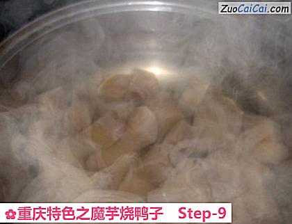 重庆特色之魔芋烧鸭子做法第九步骤