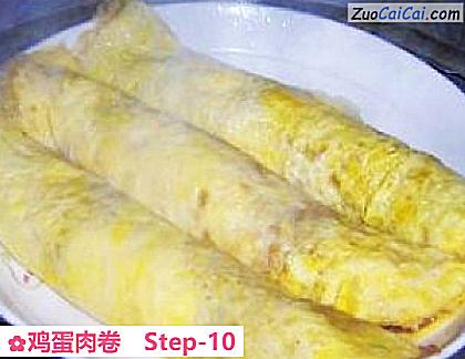 鸡蛋肉卷成品图1