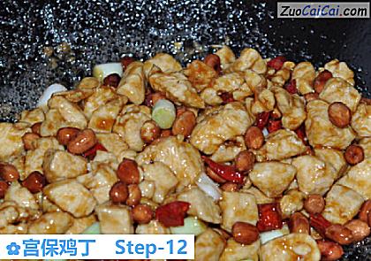 宫保鸡丁做法第十二步骤