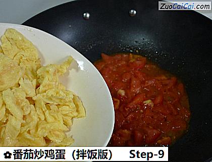 番茄炒鸡蛋做法第九步骤