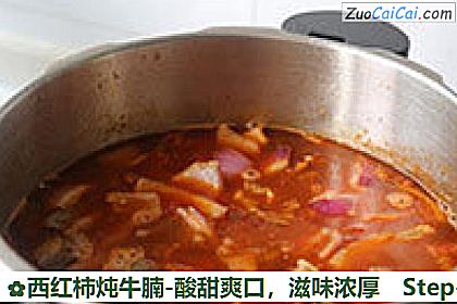 西红柿炖牛腩-酸甜爽口做法第十六步骤