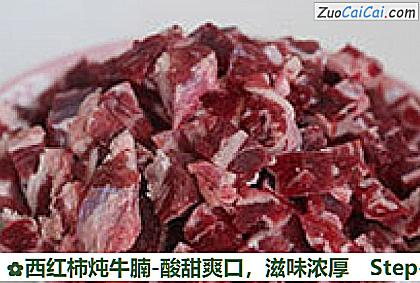 西红柿炖牛腩-酸甜爽口做法第四步骤