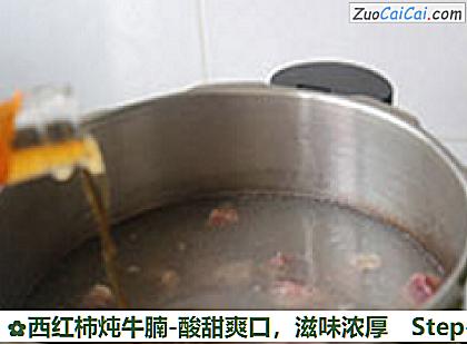 西红柿炖牛腩-酸甜爽口做法第八步骤